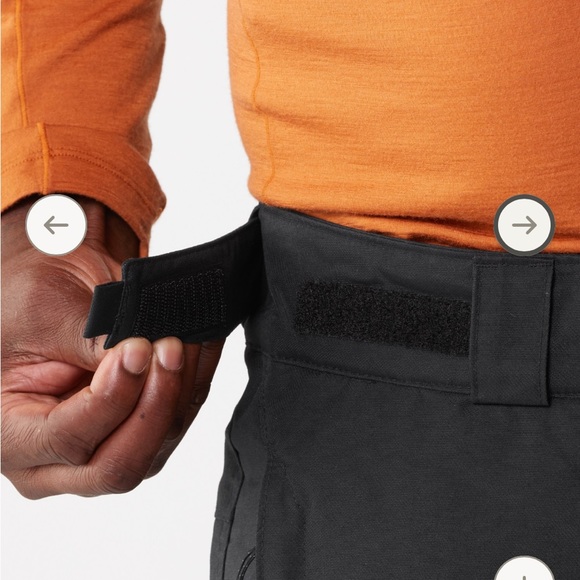 Columbia bugaboo snow pants titanium omnitech black Velcro adjustable lined - Picture 4 of 13